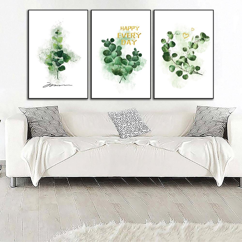 Tranh trang trí văn phòng, tranh treo tường hoa lá