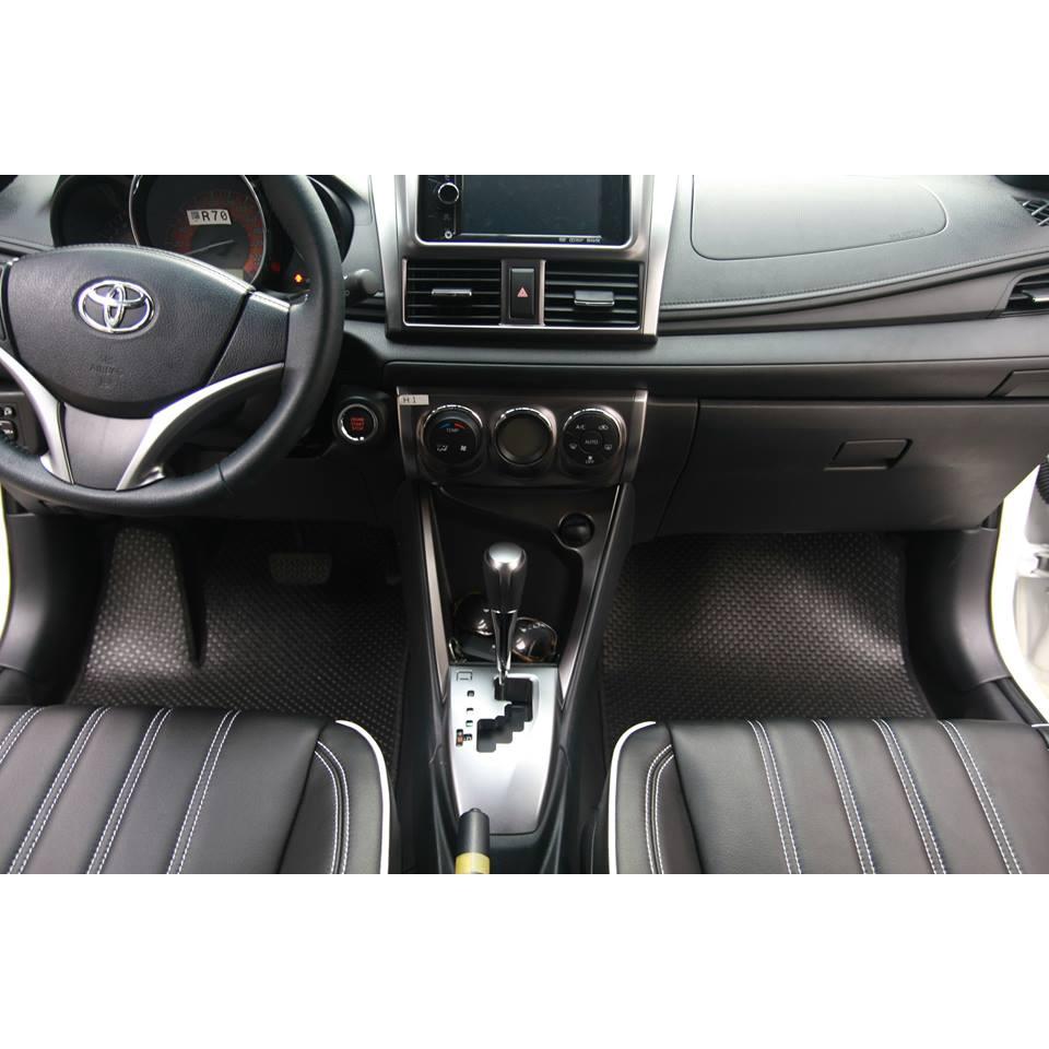 Thảm lót sàn ô tô KATA cho xe Toyota Yaris - Khít với sàn xe, Chống trơn, Không mùi, Không ẩm mốc