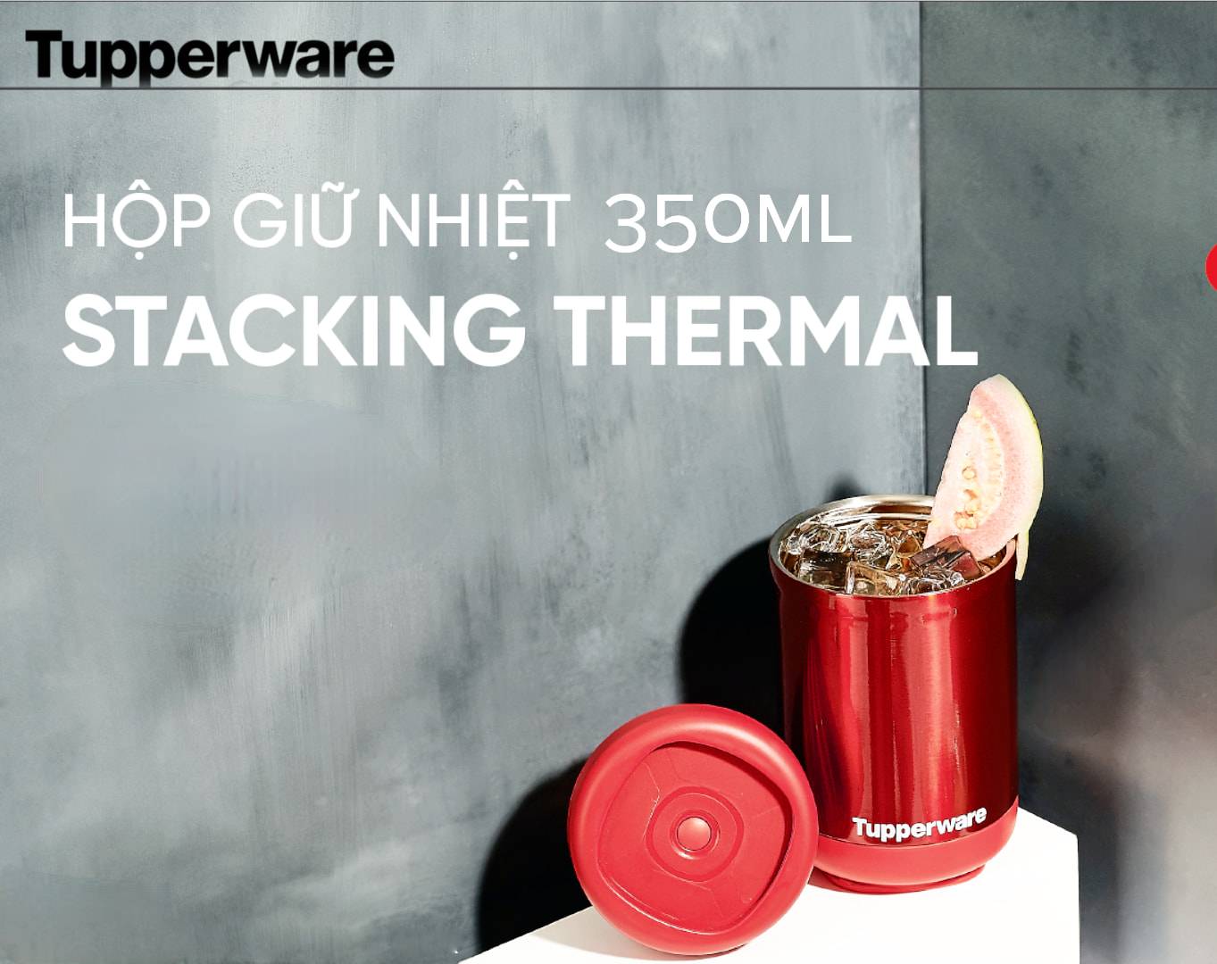 BÌNH GIỮ NHIỆT STACKING THERMAL 350ML TUPPERWARE