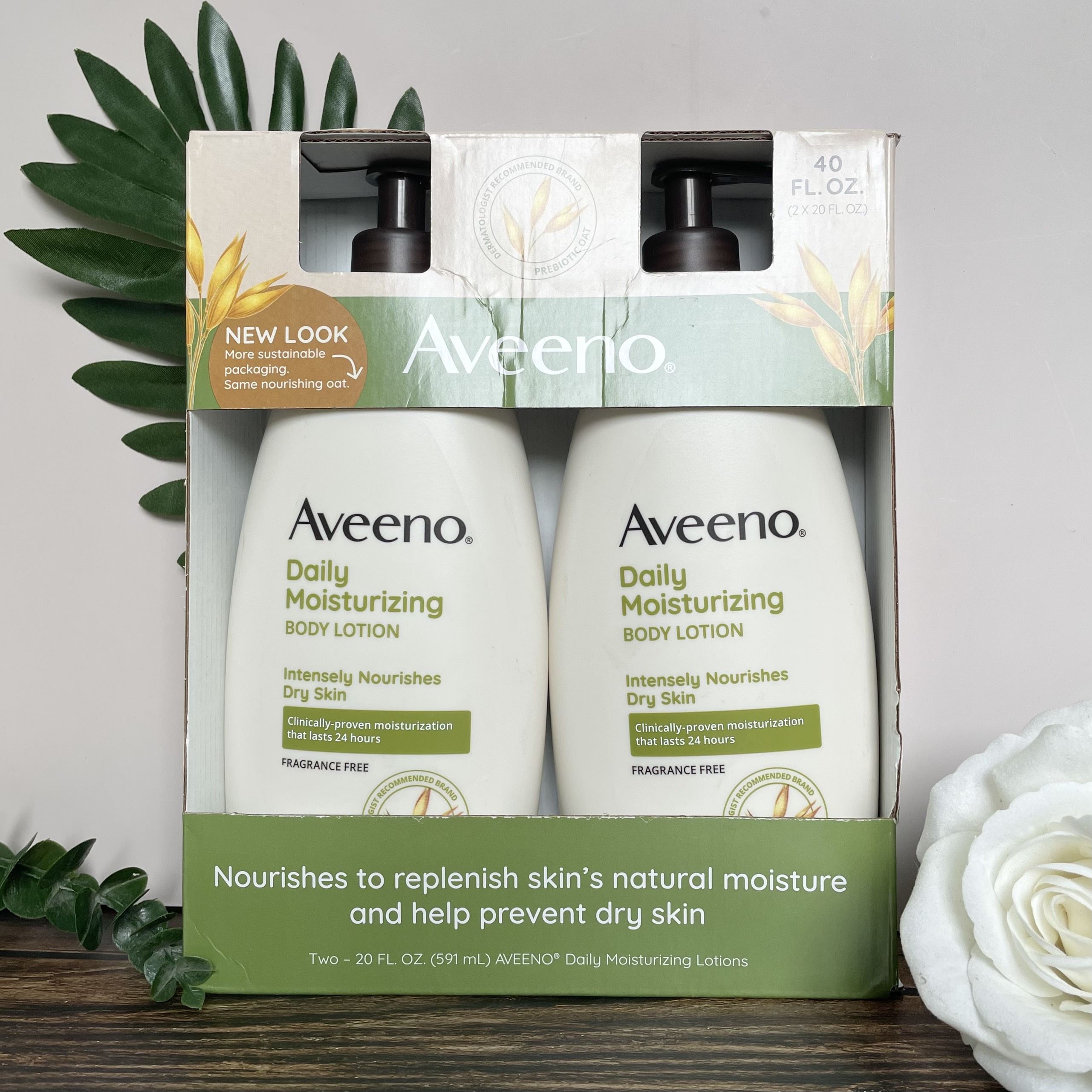 Sữa dưỡng thể Aveeno Daily Moisturizing Lotion Nourishes Dry Skin Fragrance Free 591m