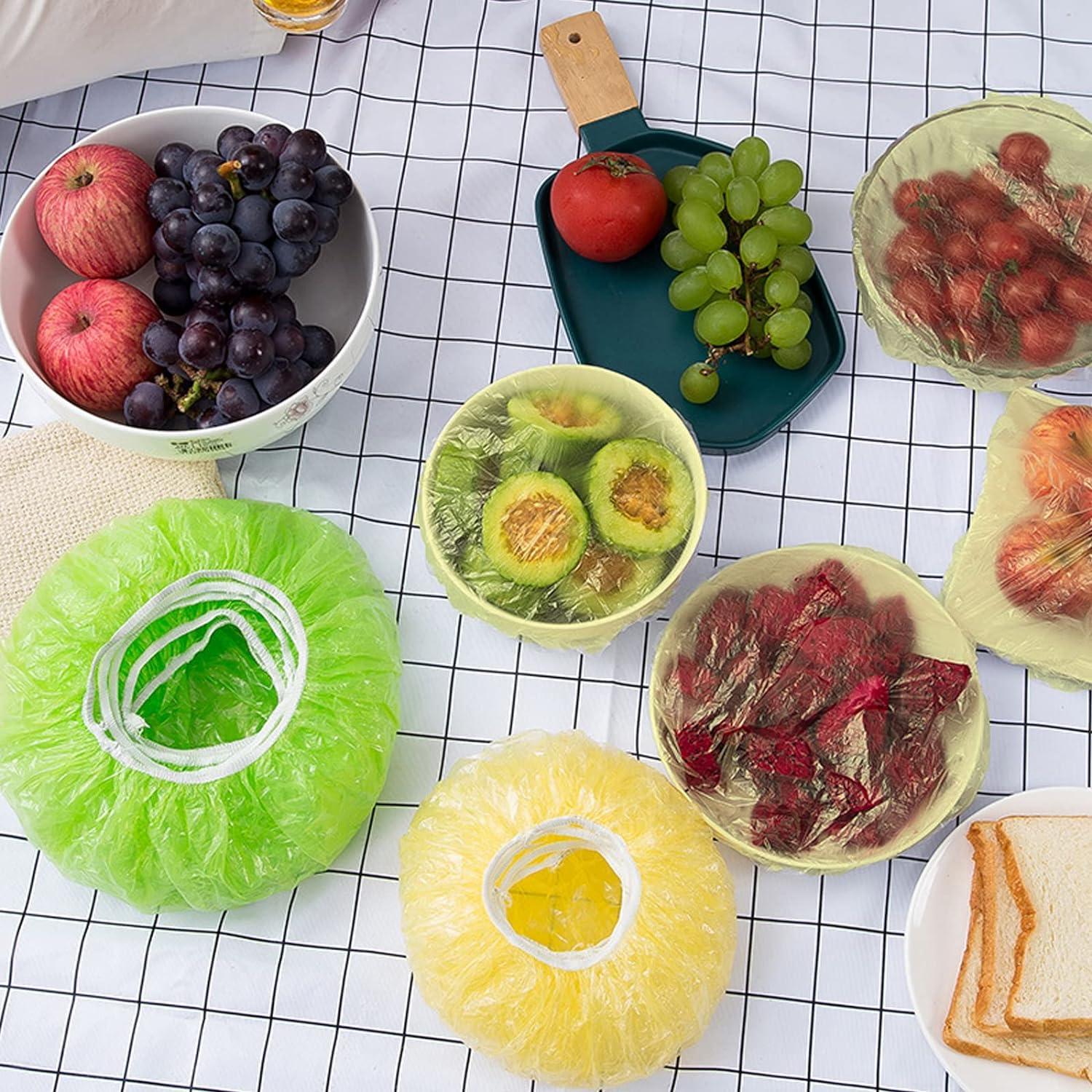 60 miếng có thể tái sử dụng có thể tái sử dụng nắp phẳng túi lưu trữ tươi