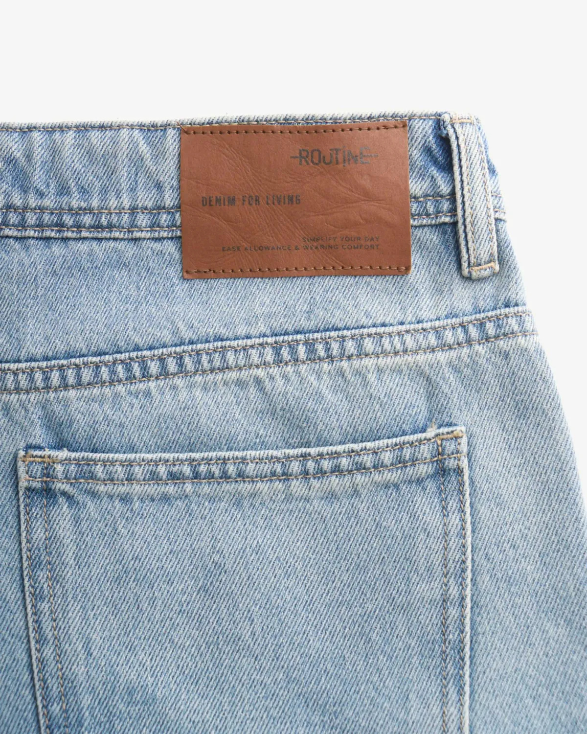 Quần denim nam rã sườn Form Wide leg - ROUTINE 10F25DPA027