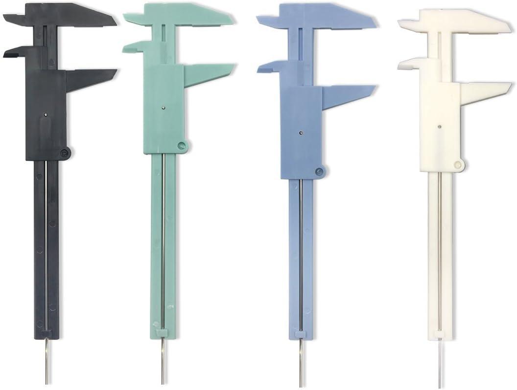 Đặt 4 slide nhựa, màu xanh lam đen, 6 '/150 mm