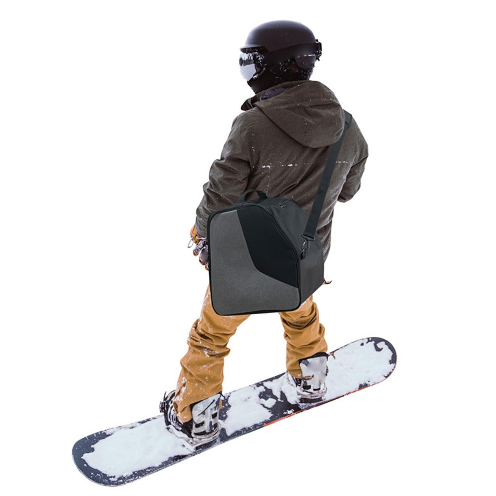 Durable Ski Boot Bag Large Capacity Cloth Backpack Snowboard Accessories