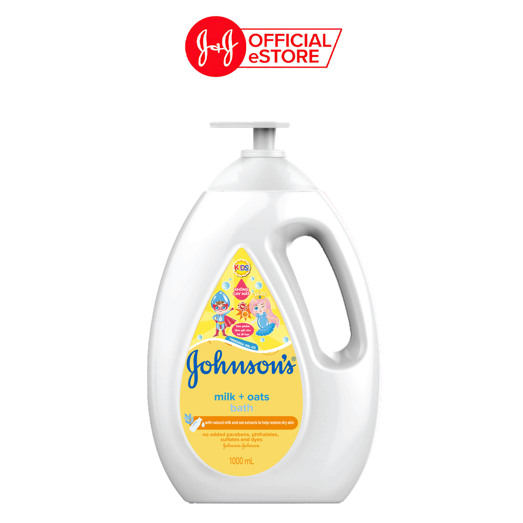 Sữa tắm Johnson's Baby chứa sữa và gạo (1000ml)