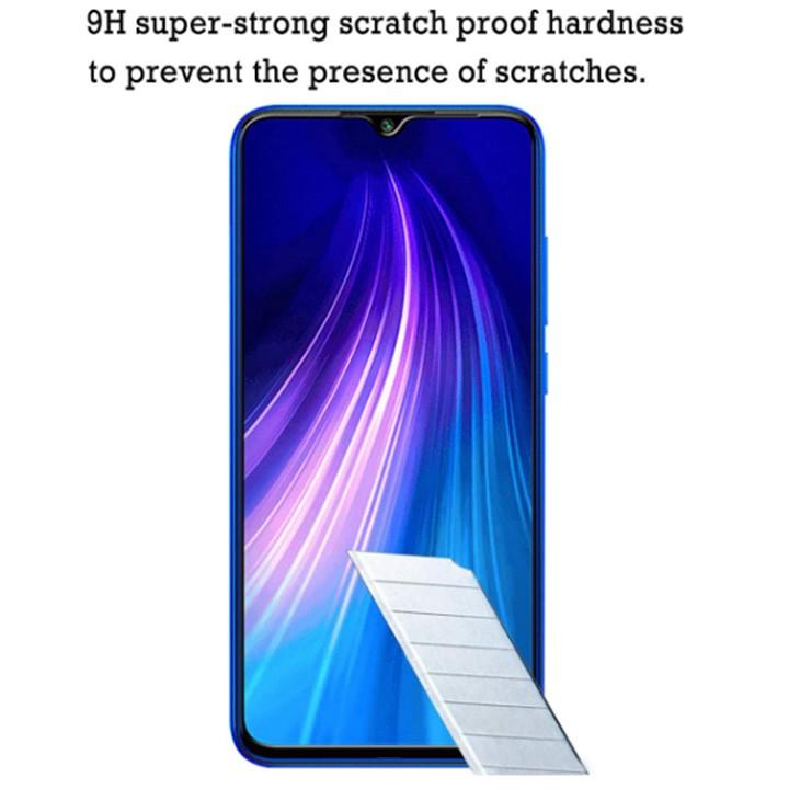 Miếng dán cường lực FULL màn hình dành cho Xiaomi Redmi Note 8 Pro màu đen