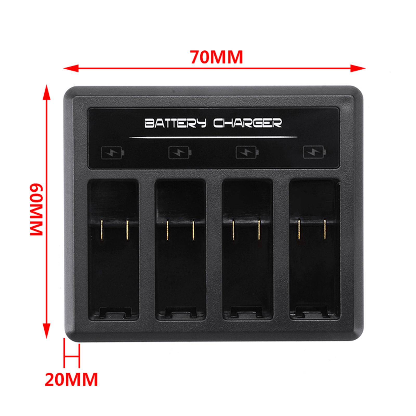 Máy sạc pin dự phòng Thay thế cho Gopro Hero 5 6 7 8 Loại C, Dòng điện cao 600 mah,Sạc thông minh