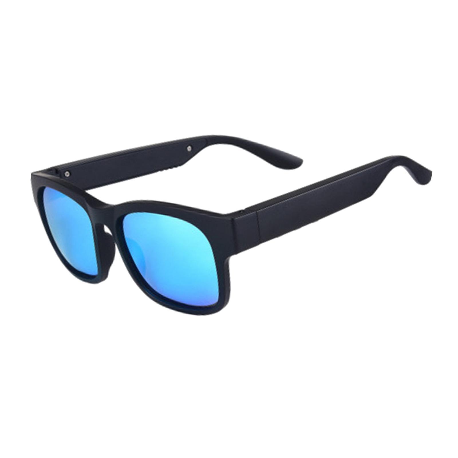 Traveling Smart Glasses Sunglasses Bluetooth Wireless Headset Blue