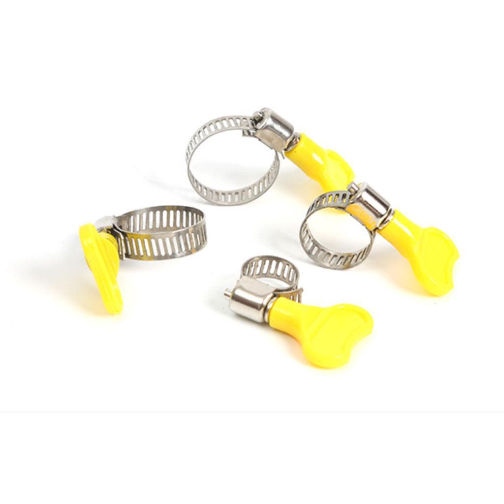 60Piece Tube Clamp Fit Tube O.D Handle Clamp Stainless Steel Hose