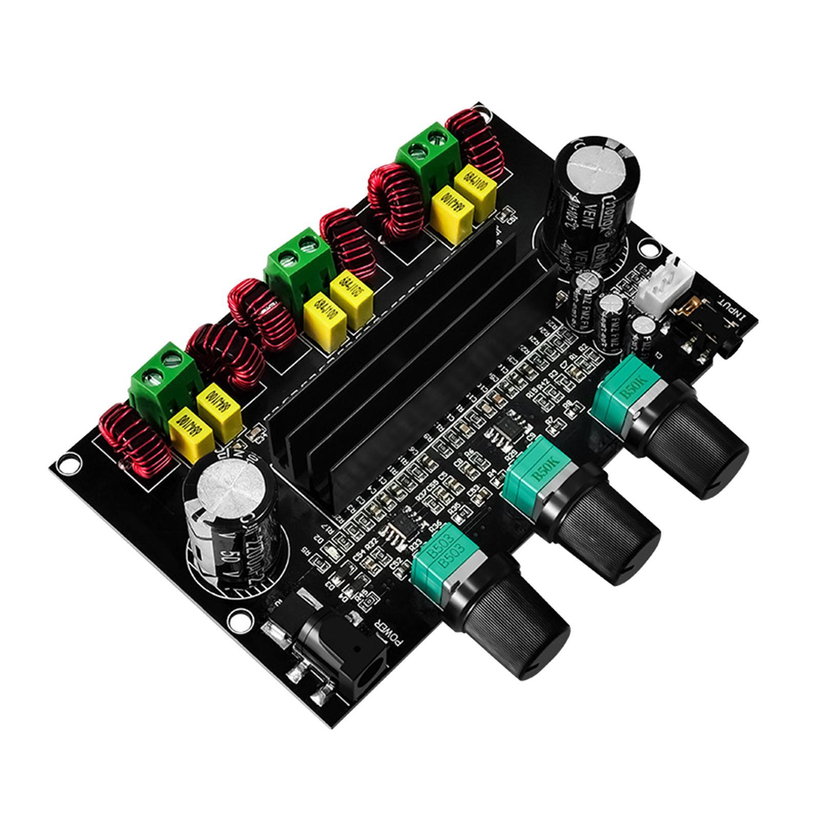 Audio Amplifier Board 80W*2+100W 2.1 Channels Amp Module, Digital Power Audio Amplifier Board for Car Speakers