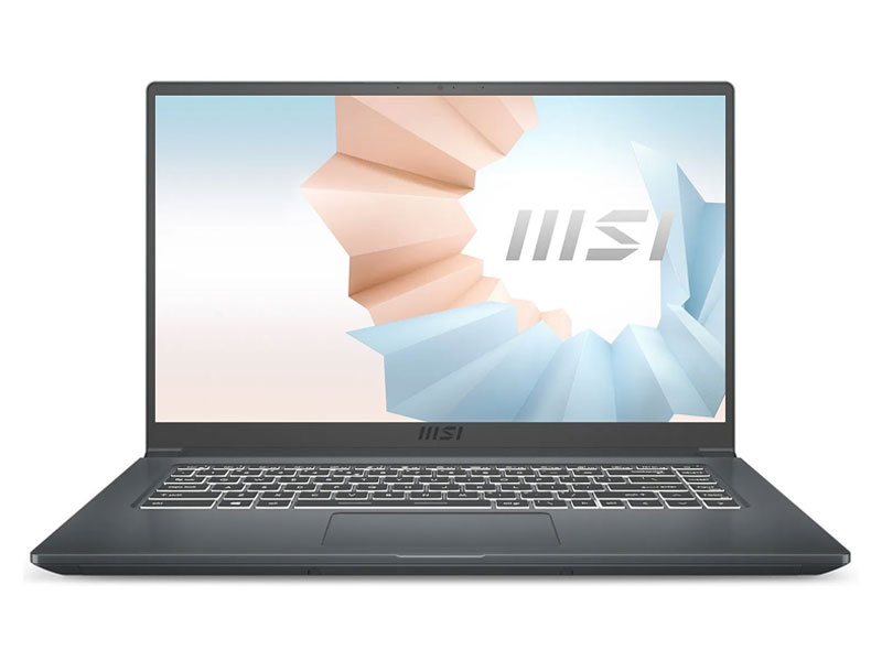 Laptop MSI Modern 15 A11MU 1023VN (Intel Core i5-1155G7/8GB/512GB/Intel Iris Xe/15.6 inch FHD/Win 11/Xám) Hàng chính hãng