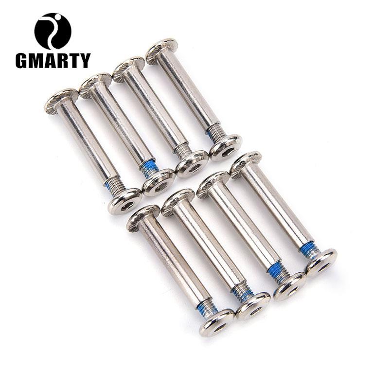 8 Cái Bạc Giày Trượt Lưỡi Ốc Vít Bánh Xe Trượt Bu Lông Giày Trượt Giày Trượt Thép Lưỡi Trượt Trượt Nội Tuyến Trục Trượt