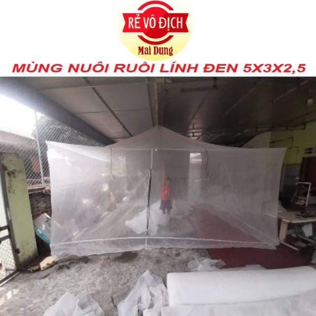Mùng nuôi ruồi lính đen 5x3x2,5 | uy tín chất lượng