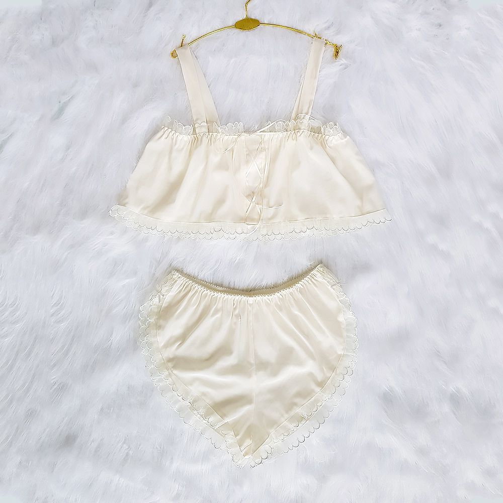 Đồ bộ mặc nhà WANNABE BSC05 bộ sọt lưới trong suốt, khoe body nóng bỏng qua lớp lưới mong manh