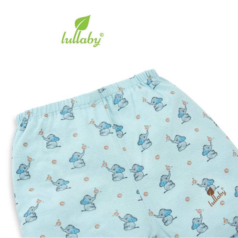 Đồ bộ sát nách Lullaby cho bé trai NH604P Xanh