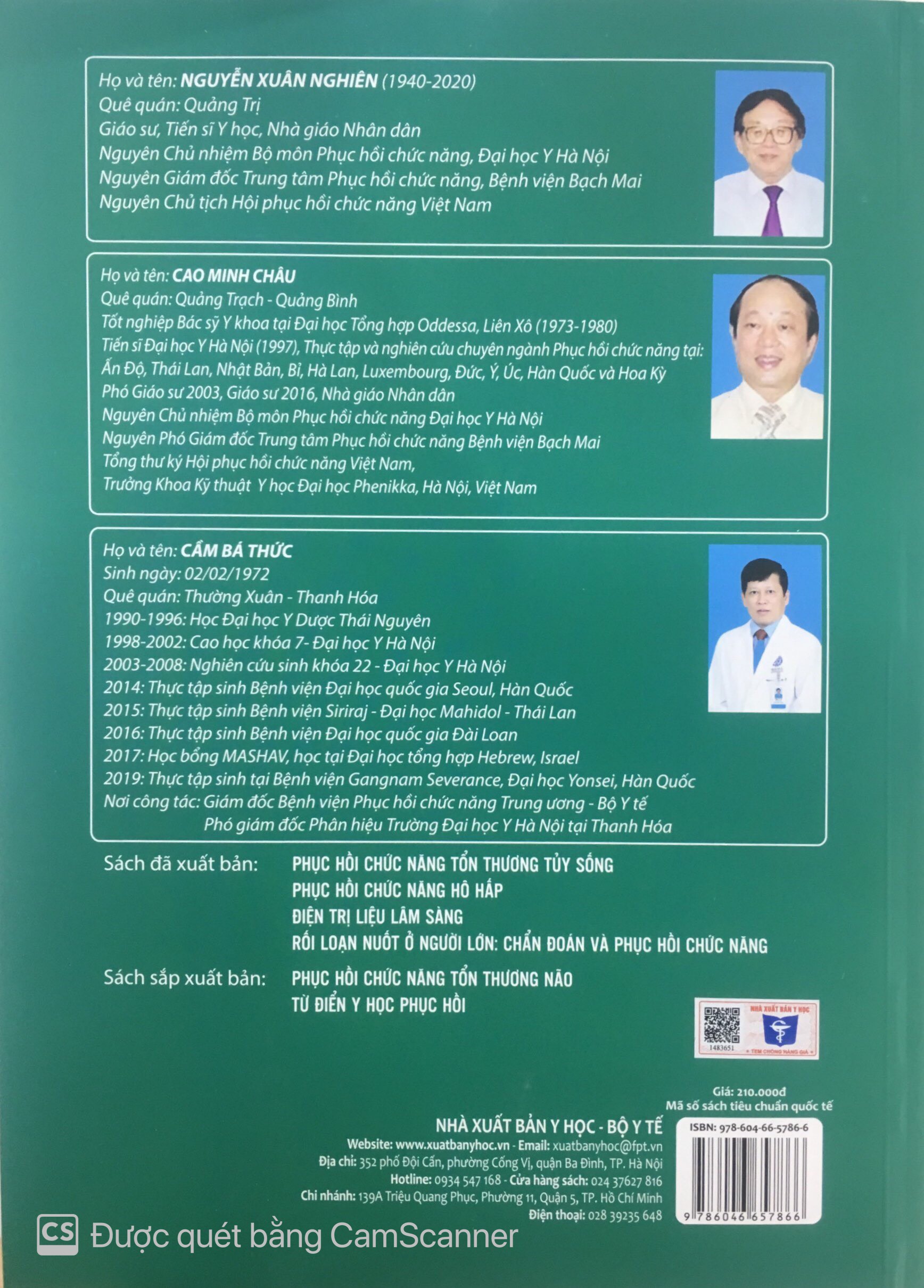 Sách - Phục hồi chức năng tổn thương tủy sống - NXB Y học