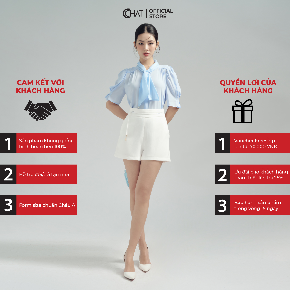 Quần Đùi Nữ  Kiểu Cạp Bổ Phối Mác Dáng A Chất Tuytsi Mềm Nhẹ 13ONS2012AT