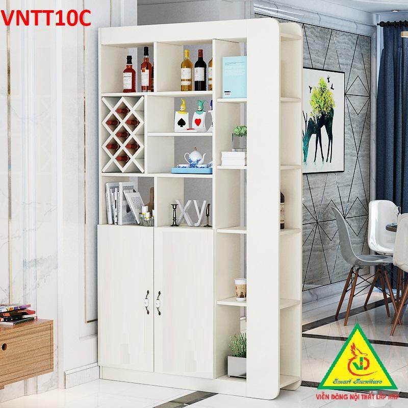 TỦ KỆ TRANG TRÍ KIÊM VÁCH NGĂN VNTT10C - Nội thất lắp ráp Viendong Adv