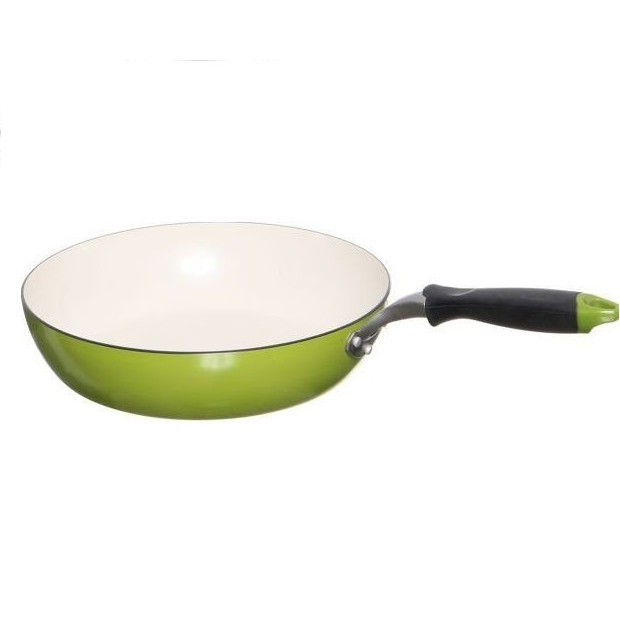 Chảo Nhôm E-Cook Deco Ceramic LED5303G (30cm)- Màu xanh lá