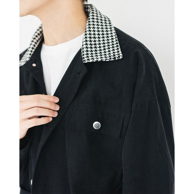 Áo khoác nam dáng ngắn hàn quốc SSSTUTTER vải khaki cao cấp 3 màu Retro work jacket ver.2