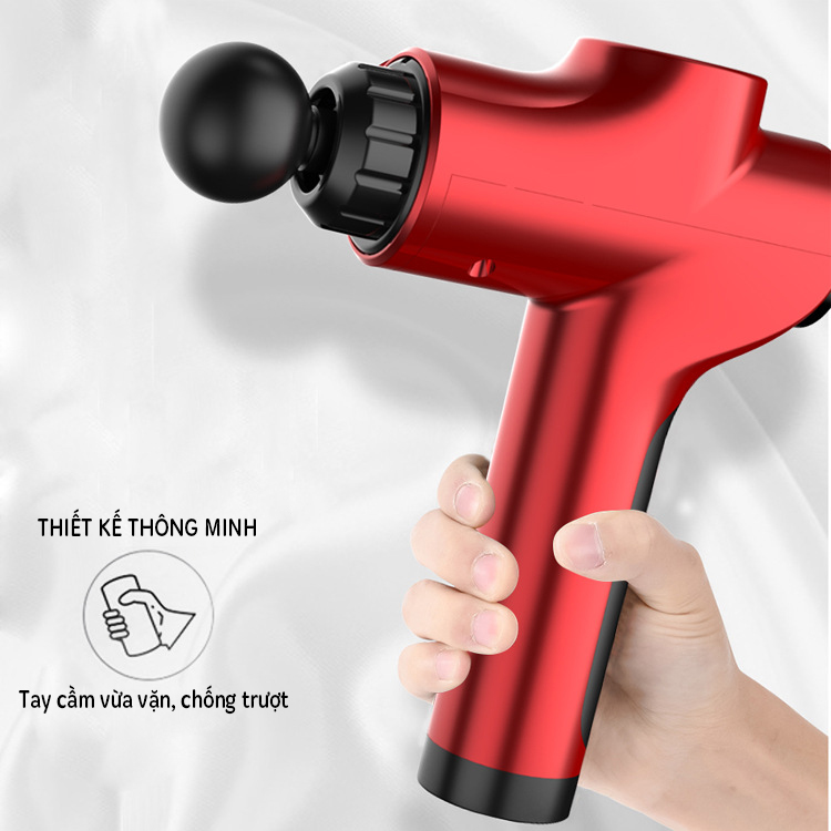 Hình ảnh Súng Massage, Máy Massage Cầm Tay Cao Cấp FASCIAL GUN TY-605-Trị đau nhức, giảm căng cơ