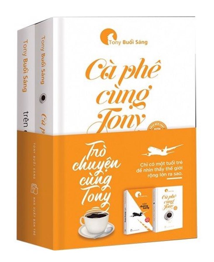 Combo 02 cuốn Trò chuyện cùng Tony - trên đường băng và cà phê