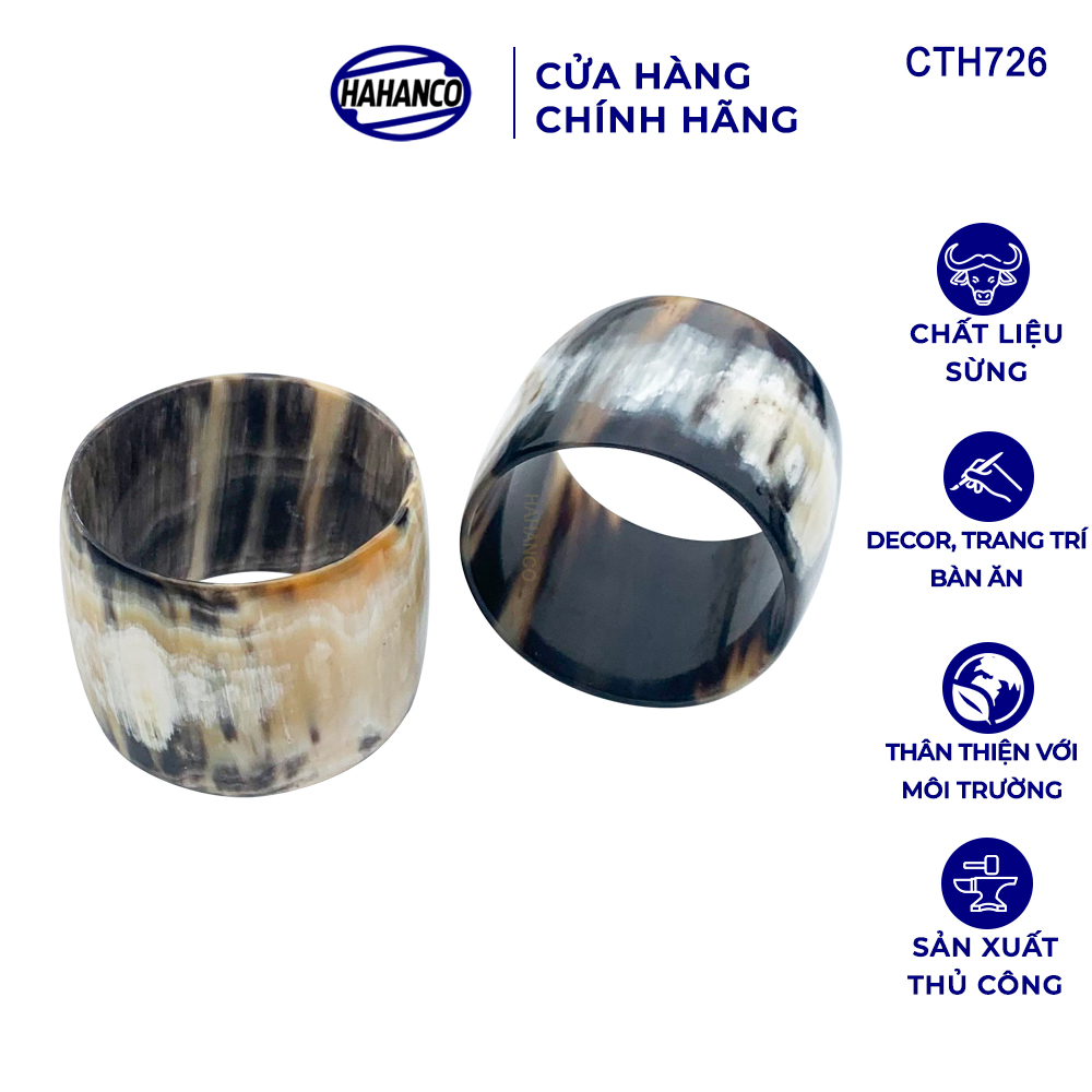 Ống rút khăn ăn, cắm giấy ăn decor bằng sừng - theo phong cách phương tây - CTH726