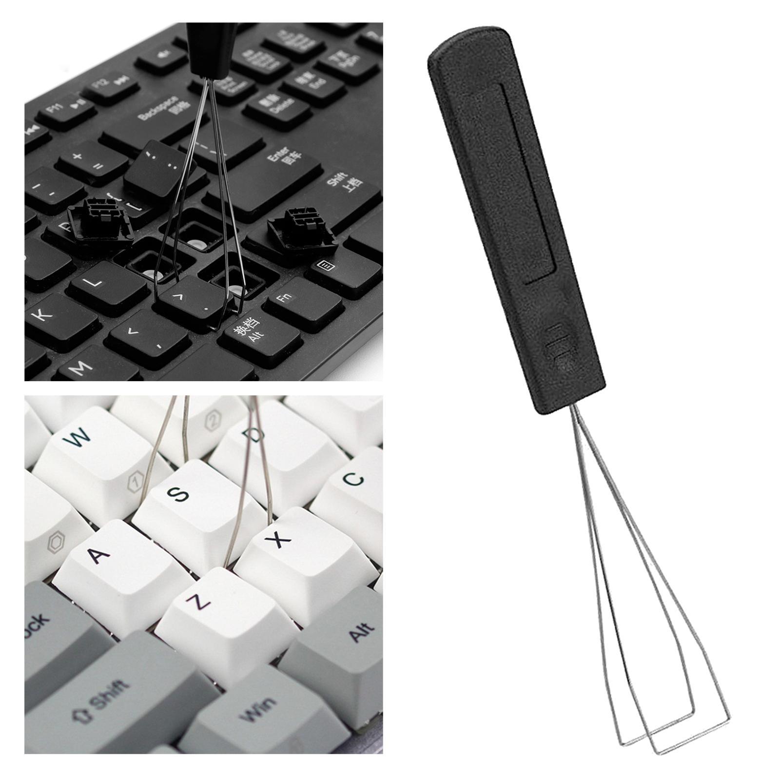 2pcs Keycap Puller Tools Accessories Removal Tool Expert Remover for Removing Fixing Computer