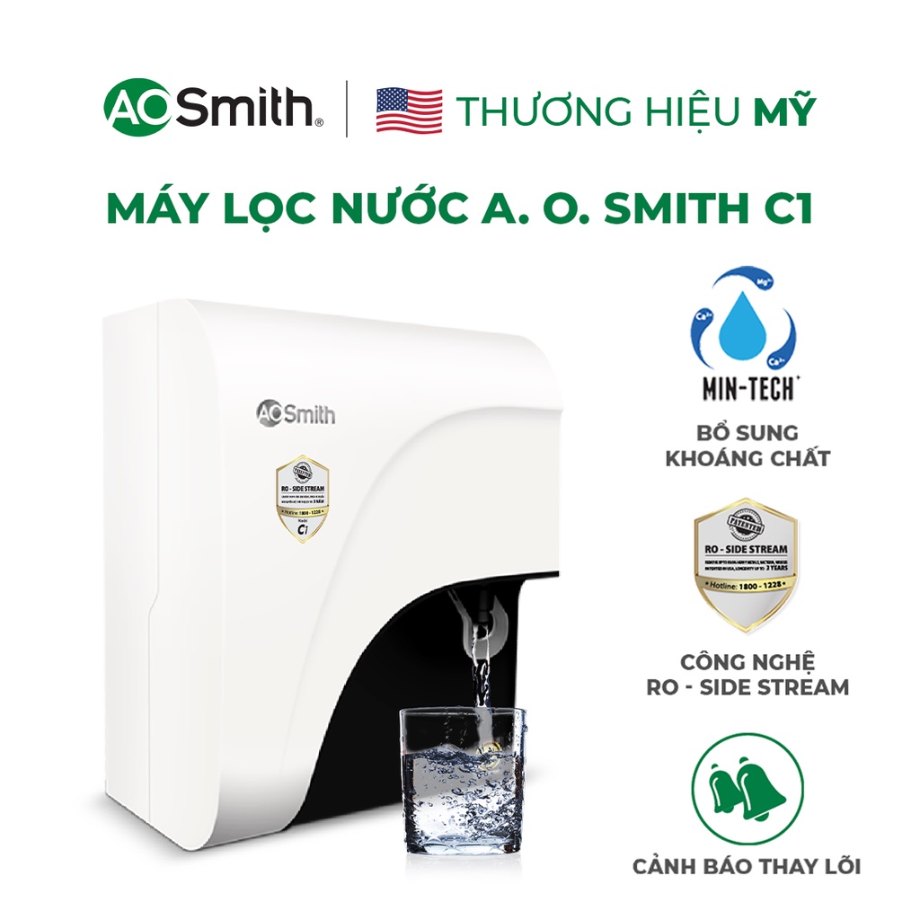 Máy Lọc Nước A. O. Smith C1 -Hàng chính hãng