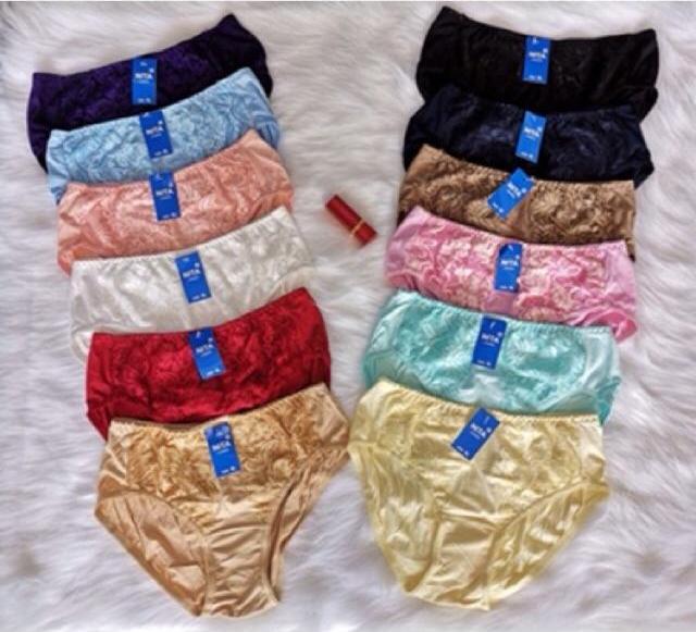 Combo 10 Quần lót bigsize cotton phối ren