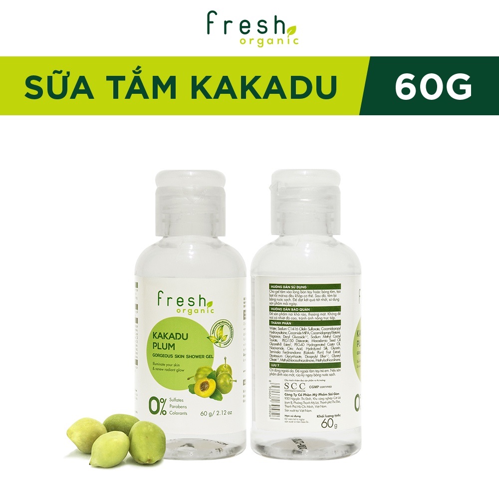 Bộ sản phẩm du lịch Fresh Organic