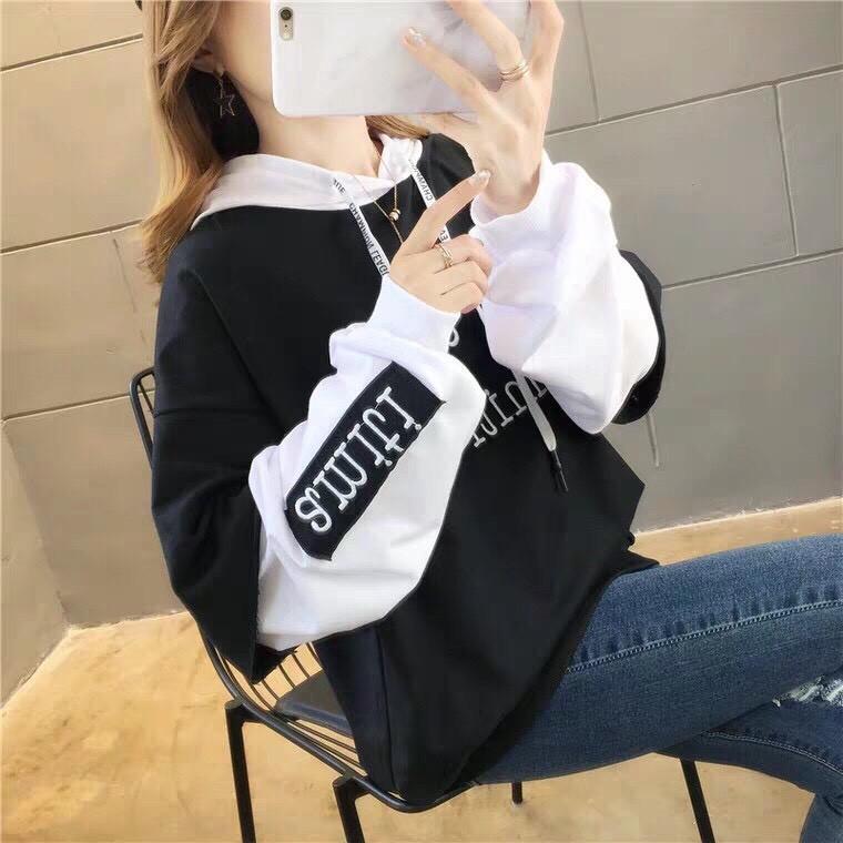 Áo khoác hoodie nỉ nữ in chữ SMITI siêu đẹp mẫu mới