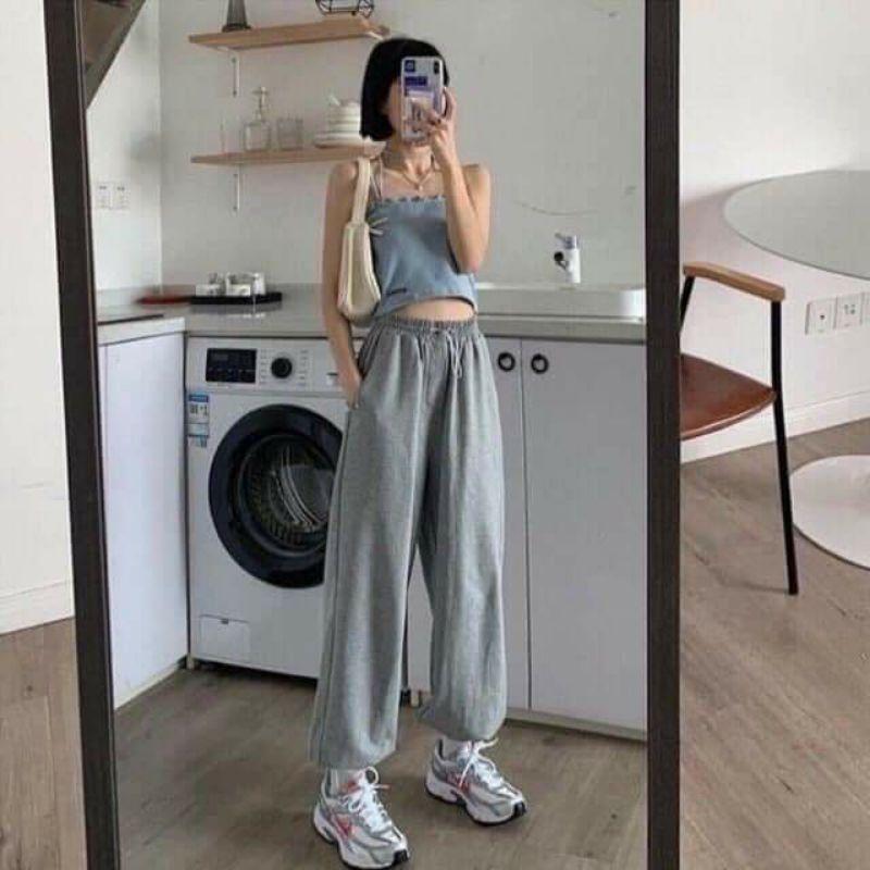 Quần nỉ nữ dày dặn tôn dáng pully shop