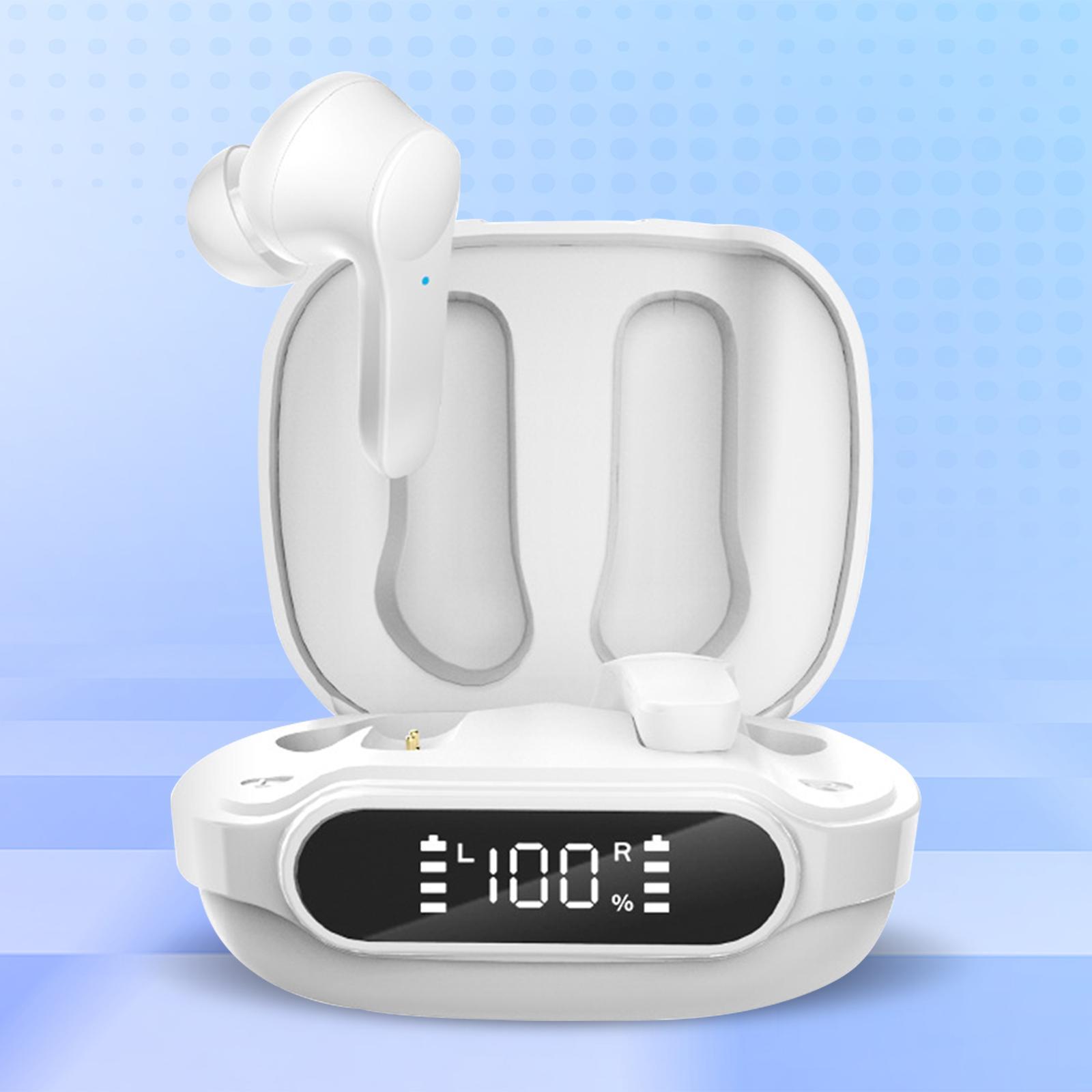 V5.1 Wireless Headphones HiFi Sound Dual Modes Semi in Ear for