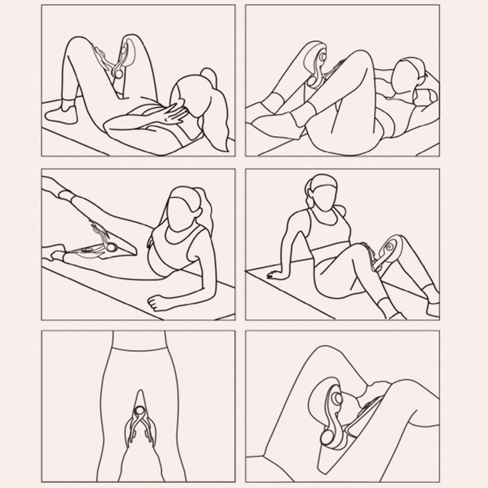 Hip Trainer  Inner Thigh Exerciser Fitness Tool PP Training