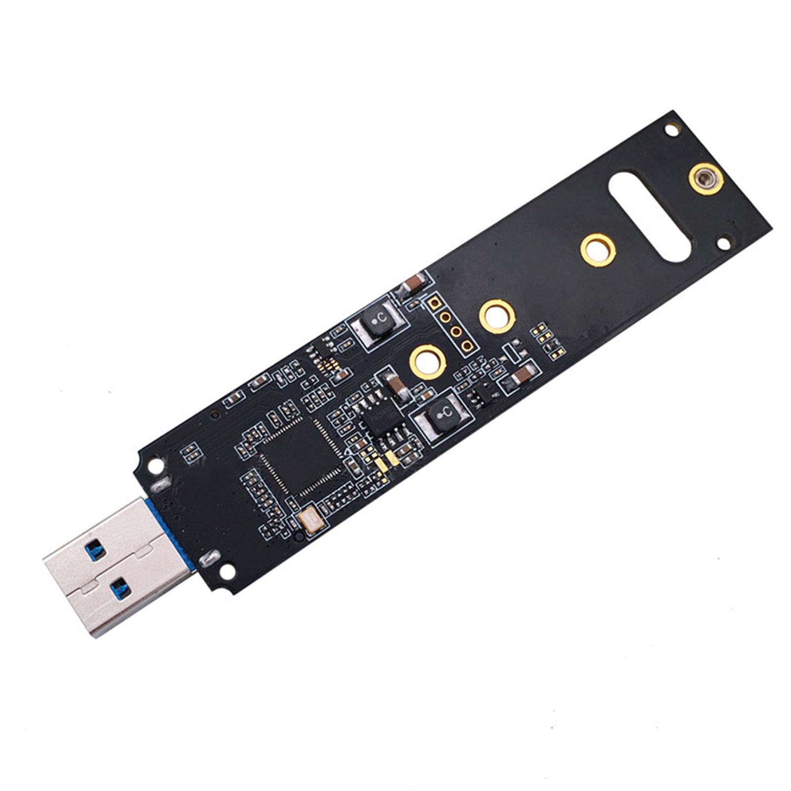 M.2 SSD to USB 3.1 Adapter External Solid State Drive Adapter Parts 10Gbps