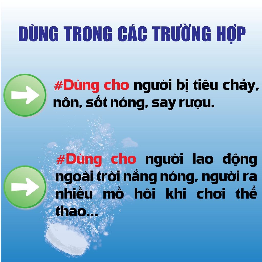 Combo 2 Tuýp Viên sủi bù nước và điện giải Oresol Pluz (10 viên)