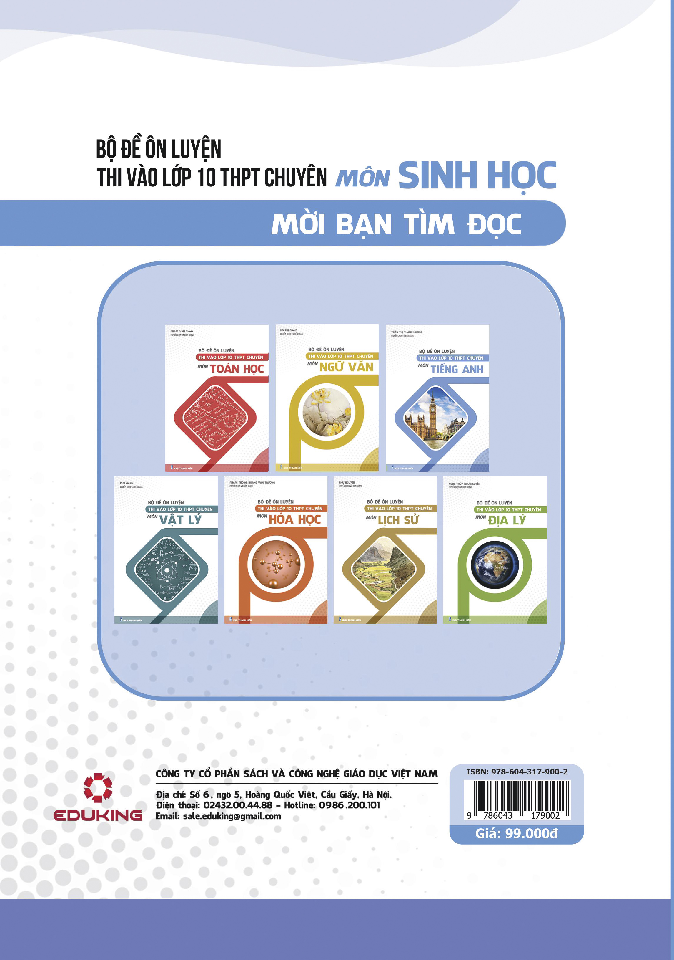 Bộ Đề Ôn Luyện Thi Vào Lớp 10 THPT Chuyên Môn Sinh Học