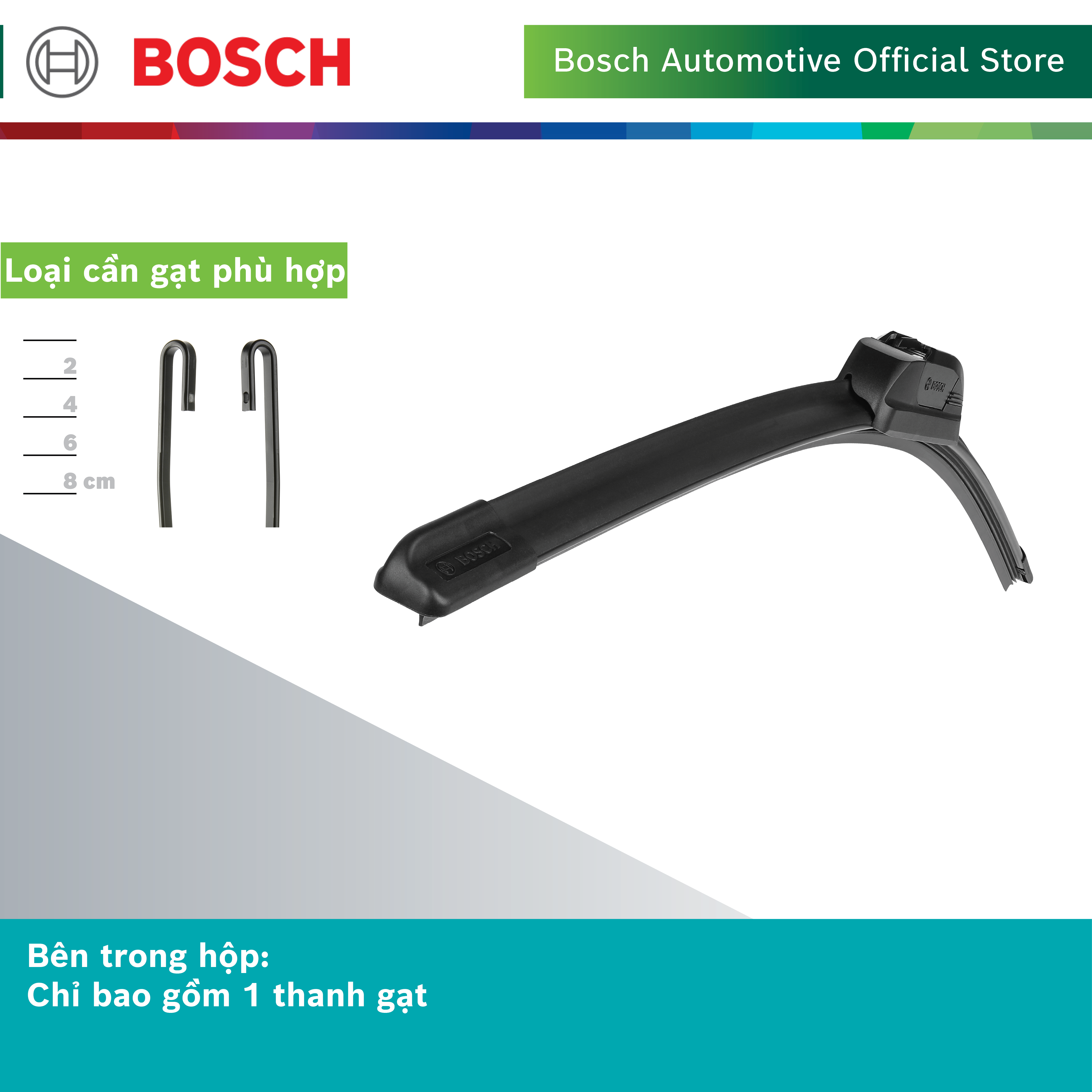 Thanh Gạt mưa Bosch Aerotwin - Hàng chính hãng