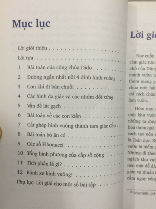 Sách - Các bài giảng về Toán cho Mirella 1