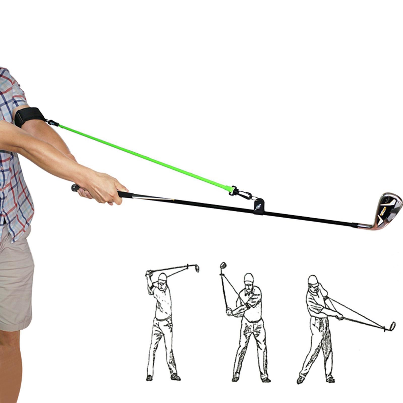 Golf Swing Training Aids, Golf Swing Correcting Tool Swing Training Aid Arm Band, Golf Posture Motion Correction Trainer for to Forming Muscle Memory