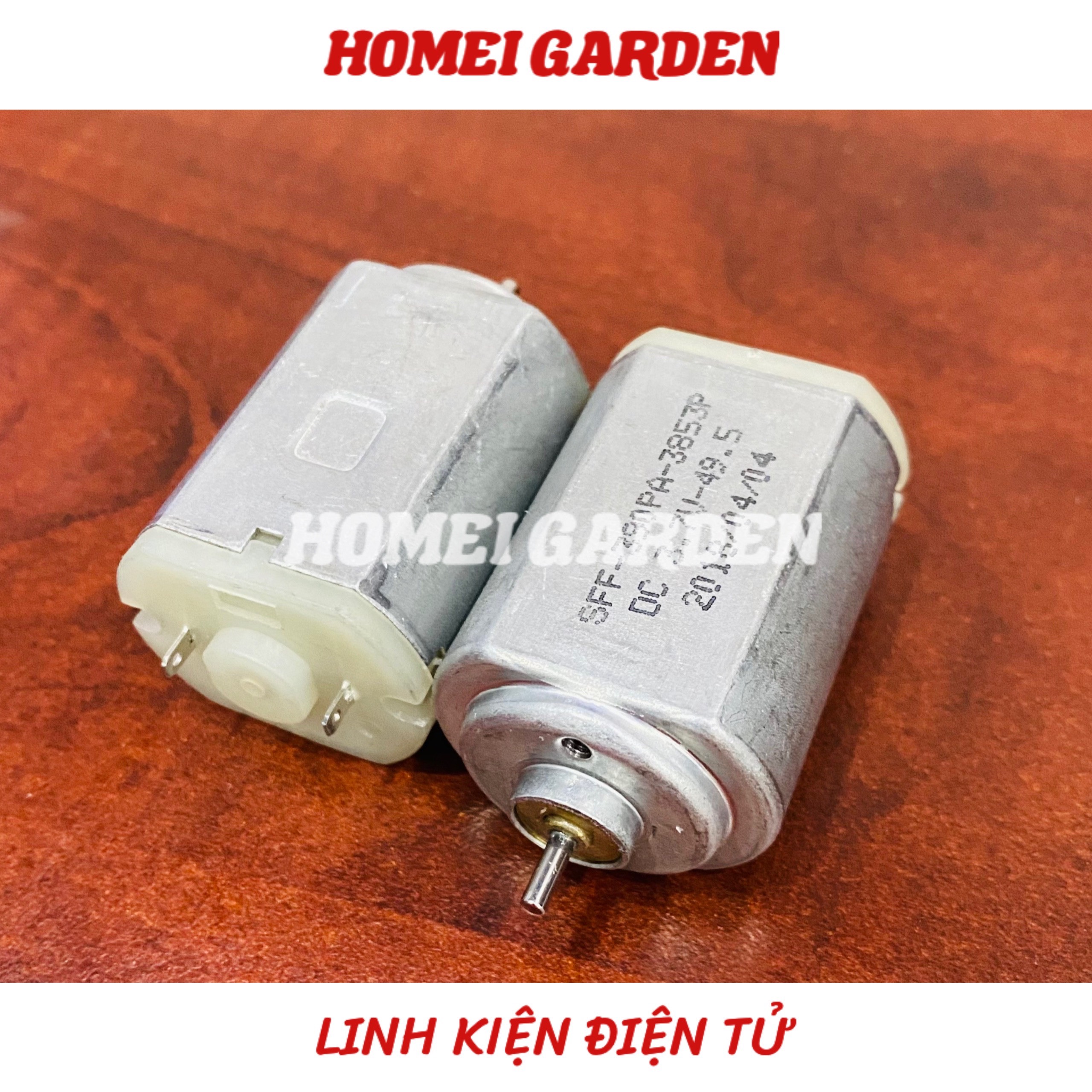 Motor mini 390 DC 3,7V 12V lực mạnh tốc độ 5865 - 7300 RPM cho máy làm tóc tông đơ máy cạo râu thiết bị làm đẹp - HM0011