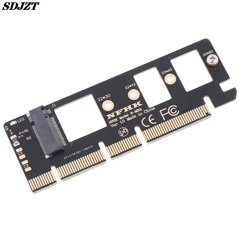 NGFF M Key M.2 NVME AHCI SSD sang PCI-E PCI Express 3.0 16x X4 Bộ chuyển đổi thẻ Riser cho XP941 SM951 PM951 A110 SSD