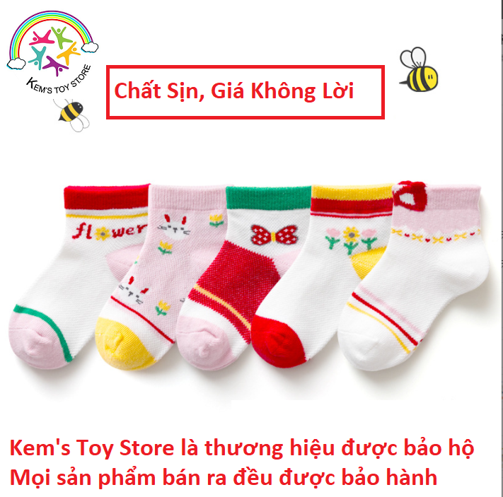 TẤT TRẺ EM, VỚ CHO BÉ TRAI VÀ BÉ GÁI 3-5T, CHẤT LIỆU LEN COTTON