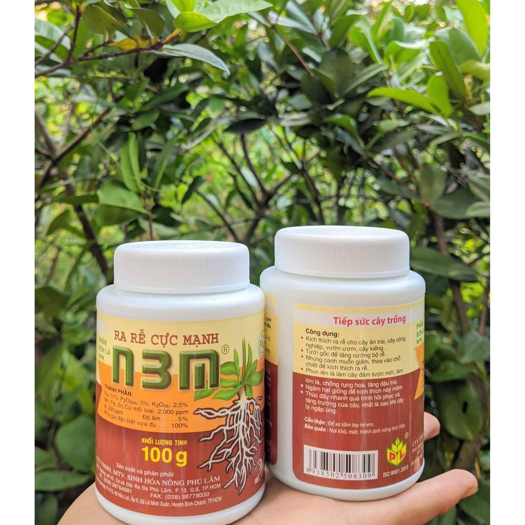 Phân Bón Lá Ra Rễ Cực Mạnh N3M - Lọ 100gram