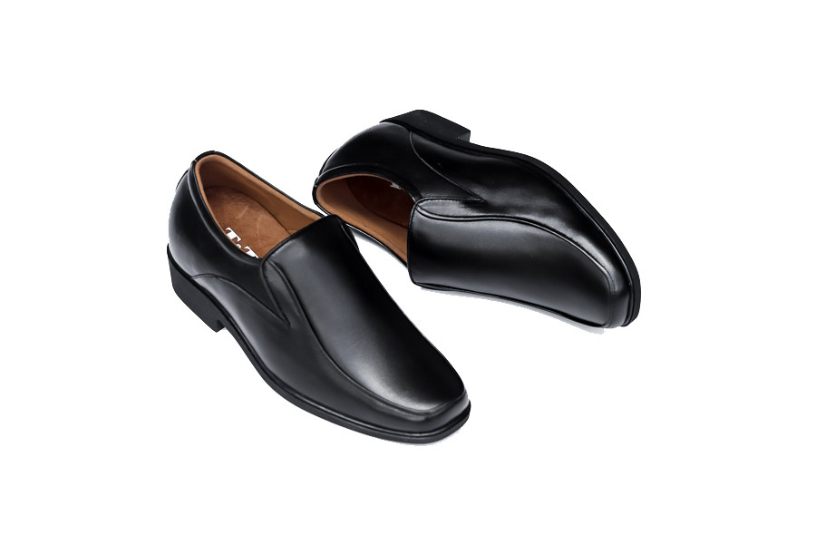 Giày Cao Nam T&TRA Tăng Cao 6Cm- T11 Đen- Chất Liệu Da Bò Cao Cấp, Đế Cao Su Đúc, Phần Tăng Cao Ẩn Bên Trong
