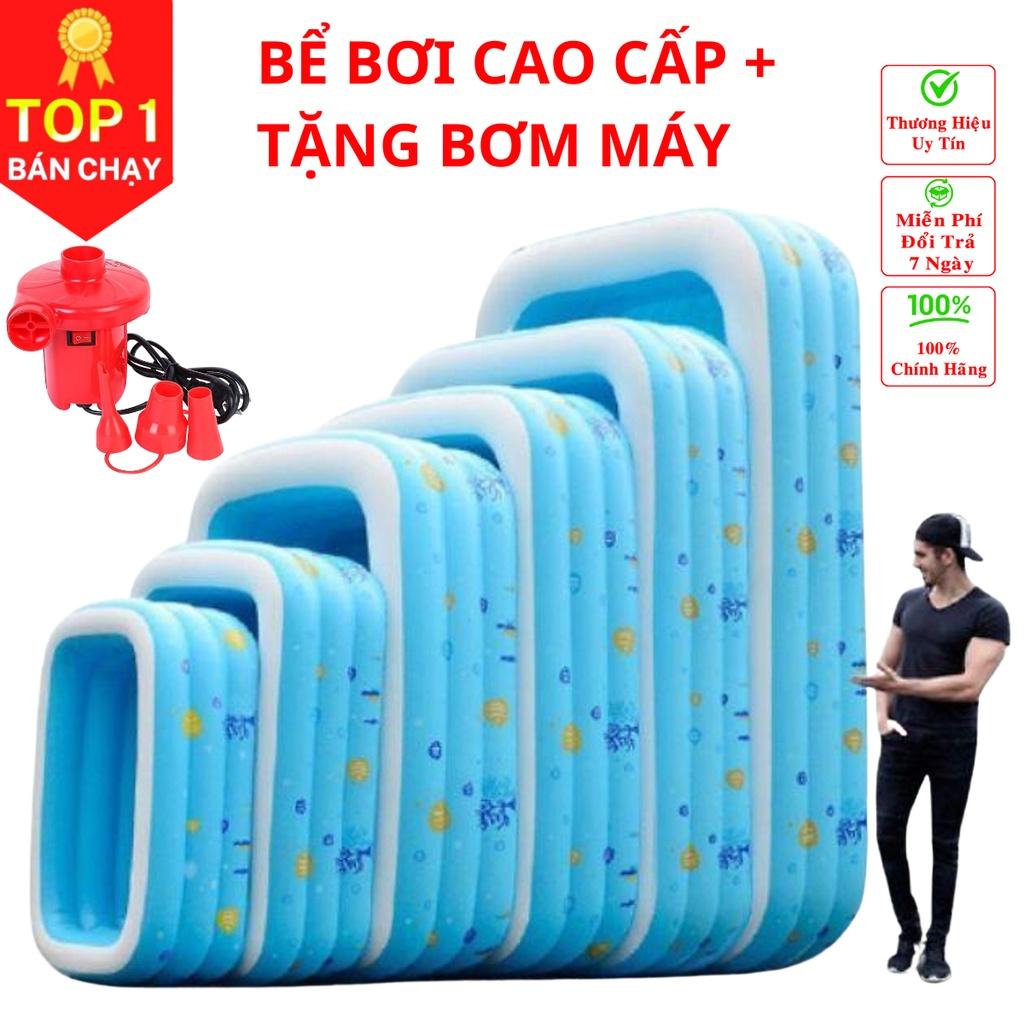 bể phao bơi cho bé đáy 2 lớp chống trượt bền đẹp - Chính hãng dododios