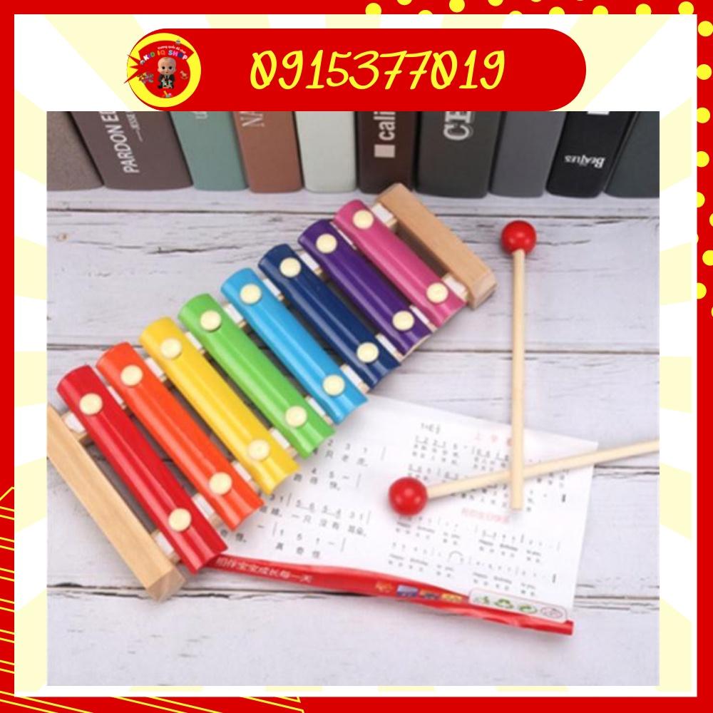 Đồ chơi gỗ đàn Xylophone 8 thanh giúp bé phát triển khả năng cảm thụ âm nhạc, kích thích giác quan Kid IQ