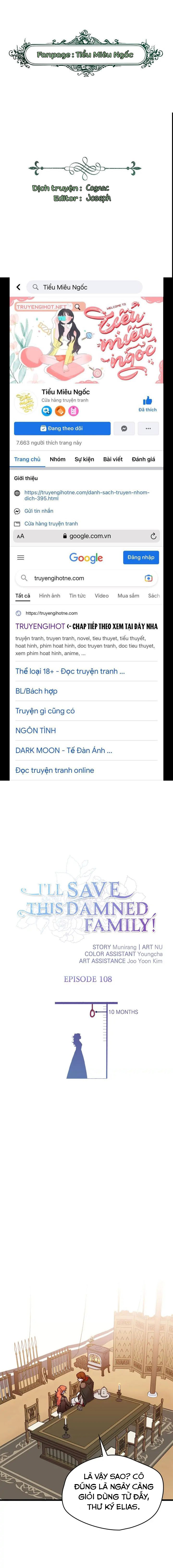 tôi sẽ cứu lấy gia tộc sắp sụp đổ chapter 108 1