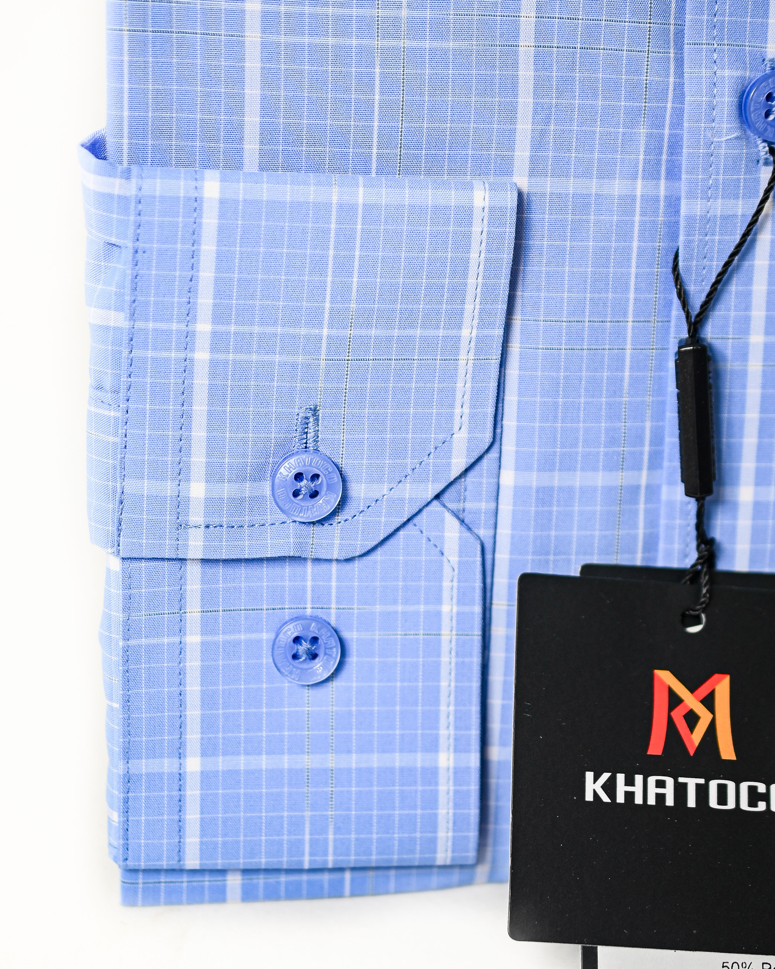 Áo sơ mi tay dài Khatoco vải tre